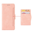 Flip case for Realme 14 Pro+ 5G, Card Slot, pink