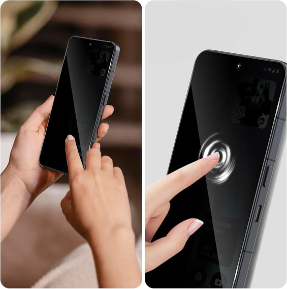2x Tempered Privatization Glass for Samsung Galaxy S24 Ultra, ERBORD Anti-Spy
