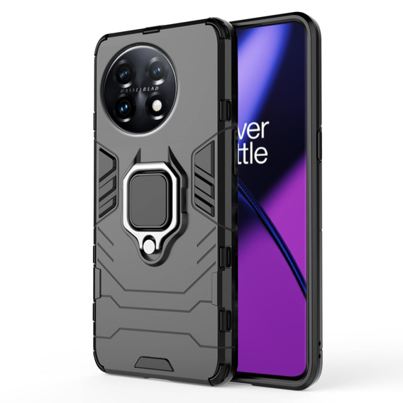 Case for OnePlus 11 5G, Kickstand Ring, black