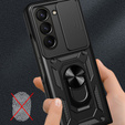 Case for Samsung Galaxy Z Fold5 5G, CamShield Slide, black