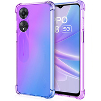 Case for Oppo A78 4G, Gradient Dropproof, Purple / blue