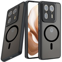 Case for Motorola Edge 50 Ultra, for MagSafe, ERBORD Matt Case, black