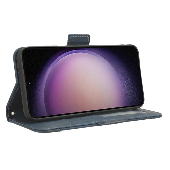 Flip case for Samsung Galaxy S23 FE, Card Slot, blue