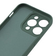 Case for iPhone 15 Pro Max, Silicone Lite, dark green