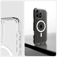 ERBORD Case with MagSafe for iPhone 16 Pro, active button, transparent + Screen Glass