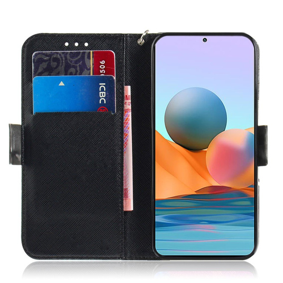 Flip case for Xiaomi Redmi Note 10 Pro, Wallet, blue