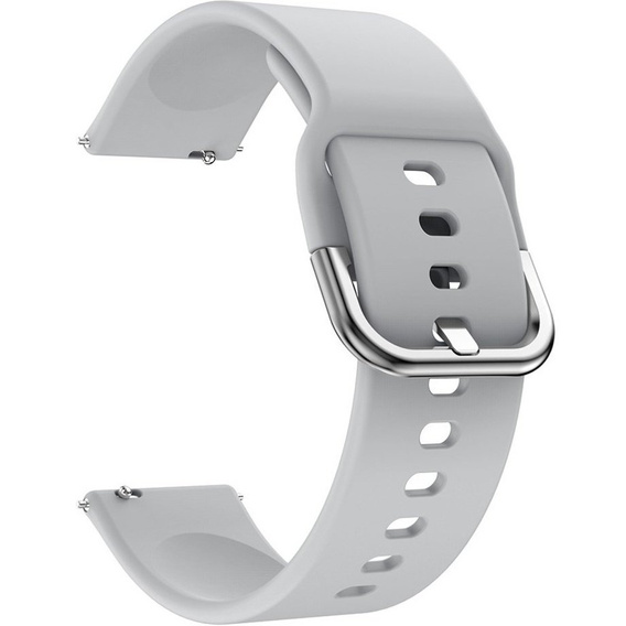 22mm Silicone strap with buckle for Huawei Watch GT / Watch GT2 - Grey