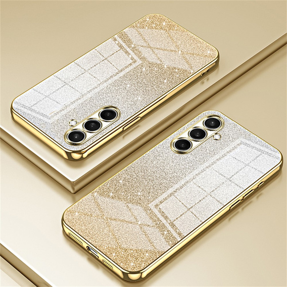 Glitter Case CamShield for Samsung Galaxy A57 5G, gold