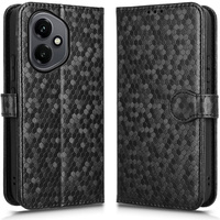 Flip case for Honor 400 5G, Wallet Rhombus, black