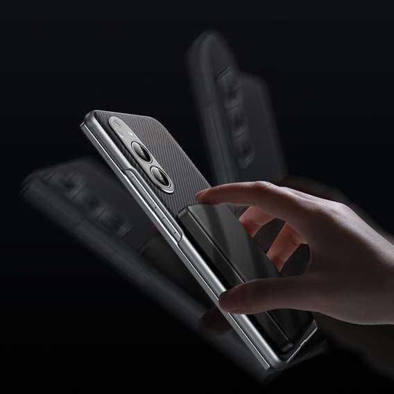 SULADA Carbon Fibre Case for MagSafe for Samsung Galaxy Z Fold6 5G, black