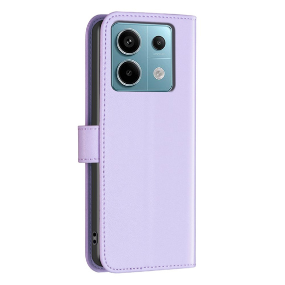 Flip case for Xiaomi Redmi Note 13 Pro 5G, BINFEN Wallet, purple