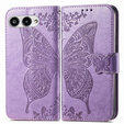 Flip case for T Phone 3 5G, Butterfly, purple