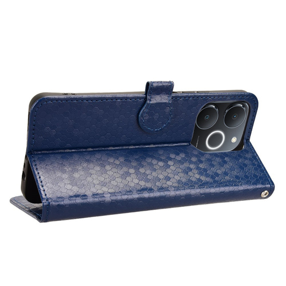 Flip case for Realme Note 70T 4G, Wallet Rhombus, blue