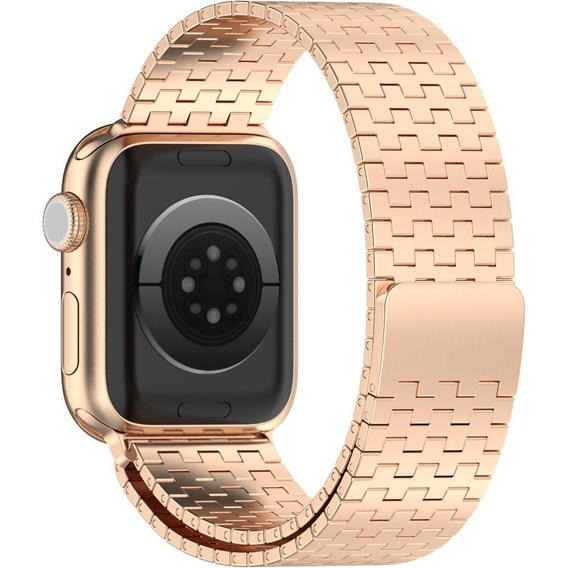 Steel Bracelet for Apple Watch 1/2/3/4/5/6/7/8/SE/ULTRA 42/44/45/49 MM - pink rose gold