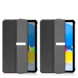 Case for iPad 10.9 2022 10 Gen, Smartcase with stylus space, black
