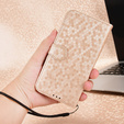 Flip case for Oppo Reno 12FS / 12F, Wallet Rhombus, pink