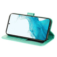 Flip case for Samsung Galaxy A54 5G, Mandala Flower, green