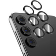 2x Camera Glass for Samsung Galaxy S24, ERBORD Camera Lens, black