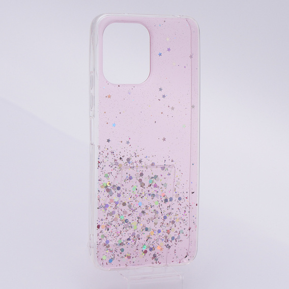 Case for Xiaomi Redmi 12, Glittery, pink