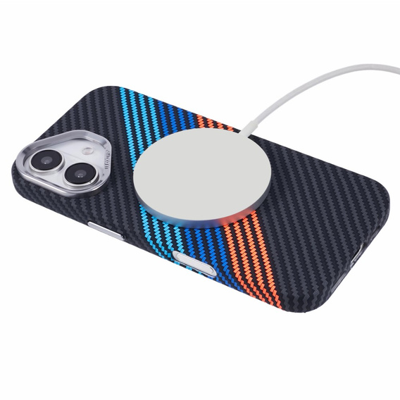 MagSafe's iPhone 16 Plus Case, Carbon Fiber, dark blue