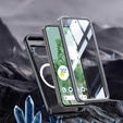 Case for Google Pixel 9 Pro XL, Shockproof, with glass, for MagSafe, black
