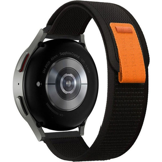 Nylon strap for Samsung Galaxy Watch Active 22mm, Black