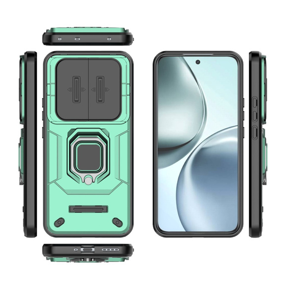 Case for Realme 14 Pro+ 5G, CamShield Slide, green