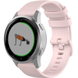 Silicone strap for 18mm do Garmin Vivomove 3S / Vivoactive 4S, Pink