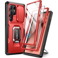 Case for Samsung Galaxy S24 Ultra, Tongate MECH, red