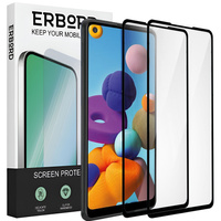 2x Tempered Glass for Samsung Galaxy A21/A21S, ERBORD 3D full display