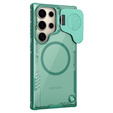 Nillkin Armored Case for Samsung Galaxy S24 Ultra, Icelade Prop, for Magsafe, green