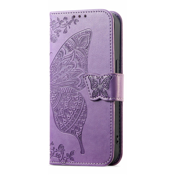 Butterfly flip case for Samsung Galaxy A57 5G, purple