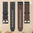 Quickfit Leather Strap for Garmin Fenix 5X/6X/6X PRO/7X watches.