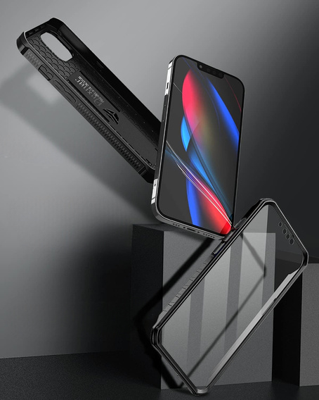 Armored case for iPhone 13 / 14, Dexnor Full Body, black