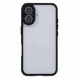 Case for iPhone 16, Magnetic Dual Glass, black
