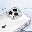 Case for iPhone 14 Pro, Shockproof, with film, transparent