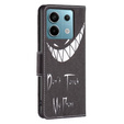 Flip case for Xiaomi Redmi Note 13 Pro 5G, Wallet, Don't Touch My Phone black