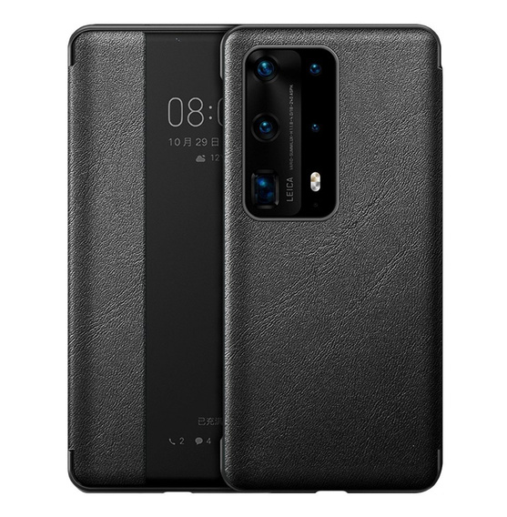 Flap case for Huawei P40, Side View, black