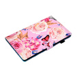 Case for Lenovo Tab M10 Plus 10.6 Gen 3 125F/128F, flowers and butterfly