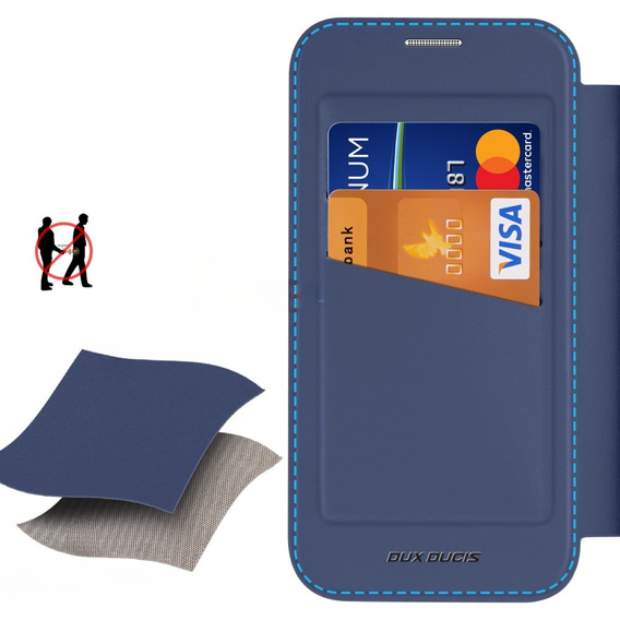 Dux Ducis Case for iPhone 16 Pro Max, Skin X Pro, MagSafe, dark blue
