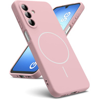 Silicone sleeve for Samsung Galaxy A17 5G, for MagSafe, pink