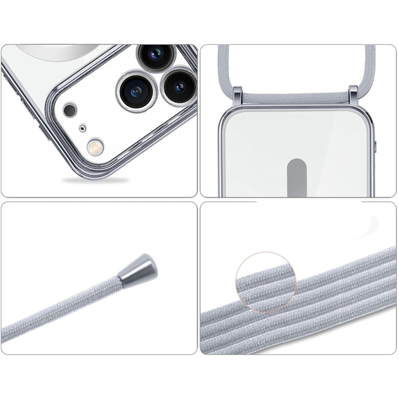 Electro MagSafe case with lanyard for iPhone 17 Pro Max