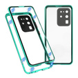 Case for Samsung Galaxy S20 Ultra, Magnetic Dual Glass, green