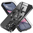 Case for iPhone 11, Electro MagSafe, black + Screen Glass