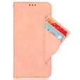 Flip case for Infinix Hot 40i, Card Slot, pink