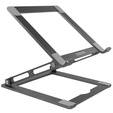 Aluminum laptop stand, ERBORD ProDesk Stand, gray
