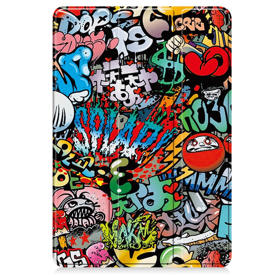 Case for Xiaomi Pad 6S Pro 12.4, Smartcase, graffiti