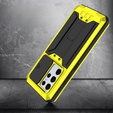 Case for Samsung Galaxy S21 Ultra, R-JUST CamShield Slide, armoured, yellow / black