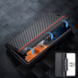 Flip case for Samsung Galaxy S24 Ultra, Carbon LC.IMEEKE, black