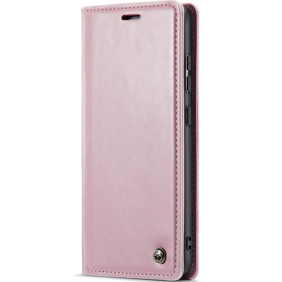 CASEME flip case for Samsung Galaxy A33 5G, Waxy Textupink, pink